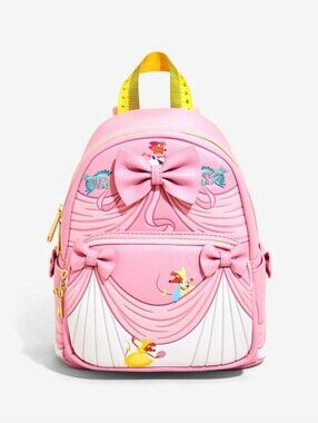 Loungefly Princess Cinderella Pink Dress Backpack NWT